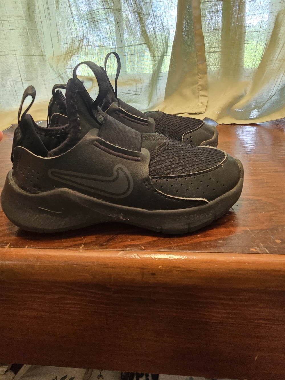 Nike Kids' Slip-On Athletic Shoes - Black